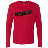 T-Shirts Red / S Greetings From Mordor Men's Premium Long Sleeve