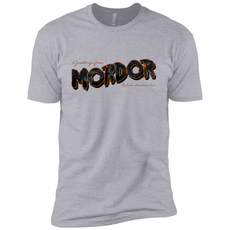 T-Shirts Heather Grey / X-Small Greetings From Mordor Men's Premium T-Shirt