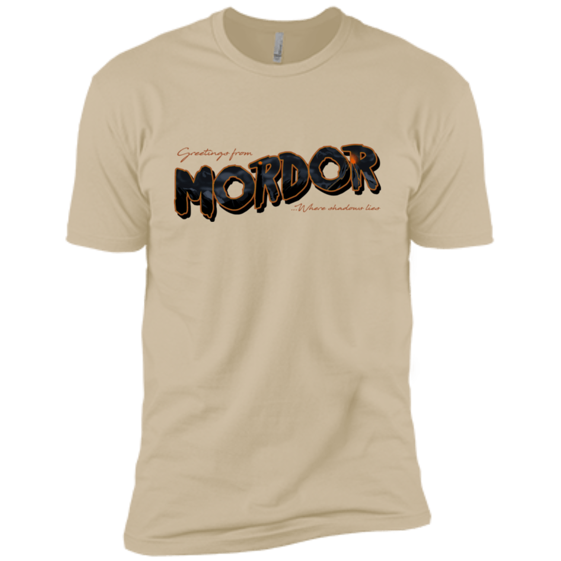 T-Shirts Sand / X-Small Greetings From Mordor Men's Premium T-Shirt