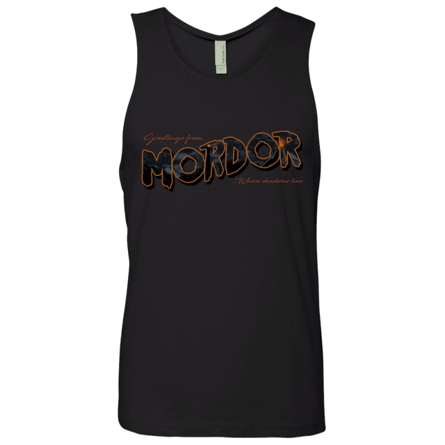 T-Shirts Black / S Greetings From Mordor Men's Premium Tank Top