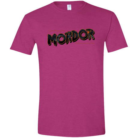 T-Shirts Antique Heliconia / S Greetings From Mordor Men's Semi-Fitted Softstyle
