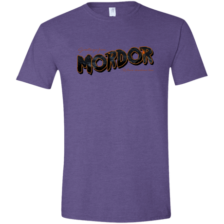 T-Shirts Heather Purple / S Greetings From Mordor Men's Semi-Fitted Softstyle