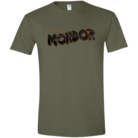 T-Shirts Military Green / S Greetings From Mordor Men's Semi-Fitted Softstyle