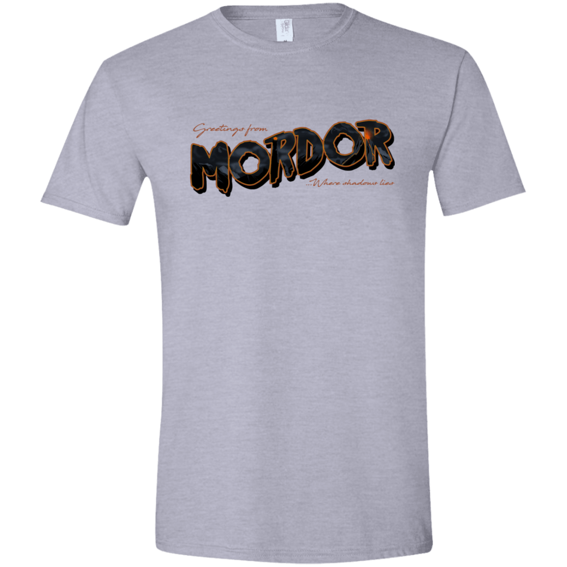 T-Shirts Sport Grey / X-Small Greetings From Mordor Men's Semi-Fitted Softstyle