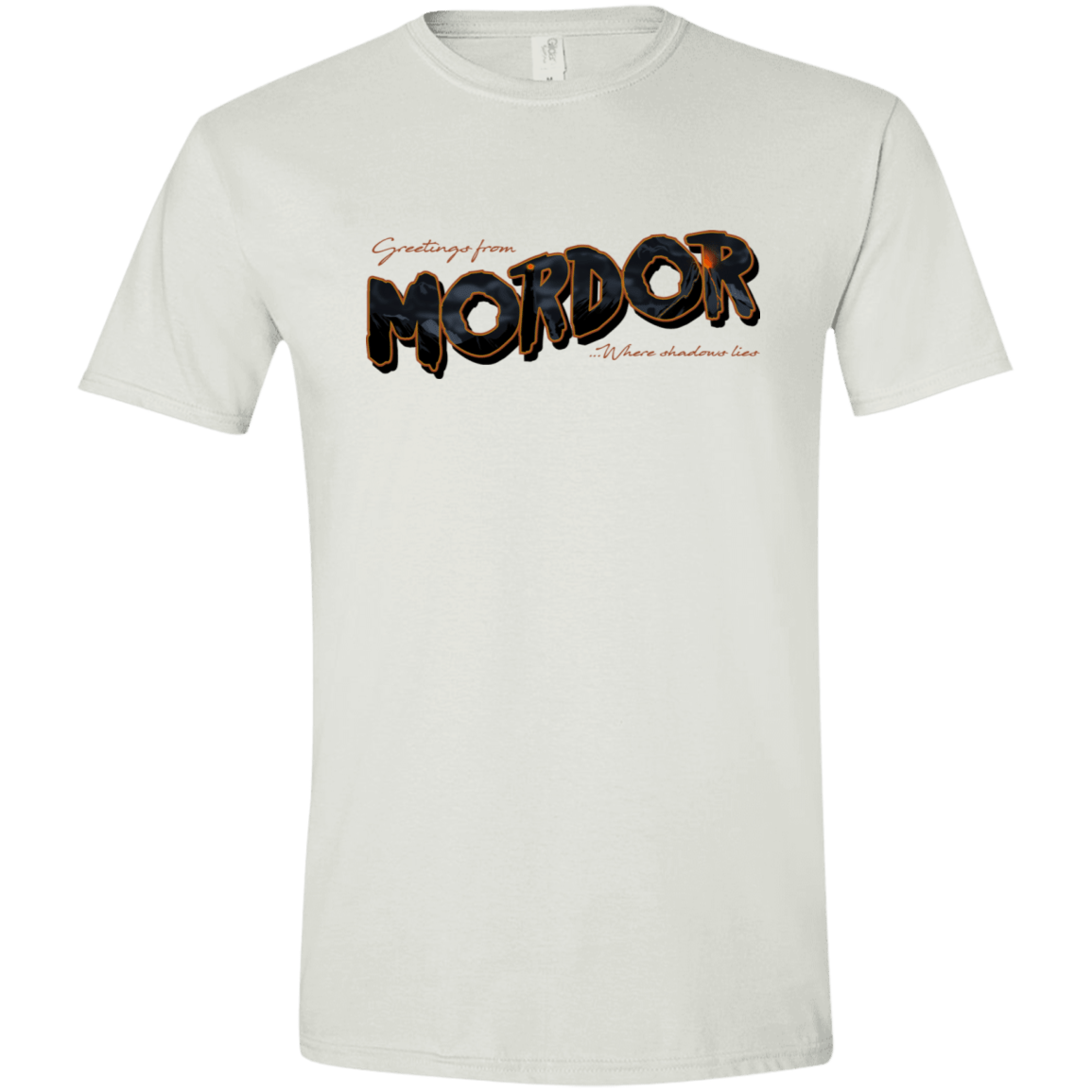 T-Shirts White / X-Small Greetings From Mordor Men's Semi-Fitted Softstyle