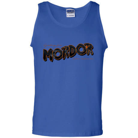 T-Shirts Royal / S Greetings From Mordor Men's Tank Top