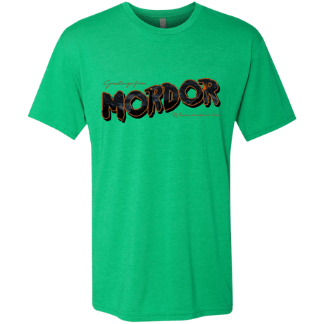 T-Shirts Envy / S Greetings From Mordor Men's Triblend T-Shirt