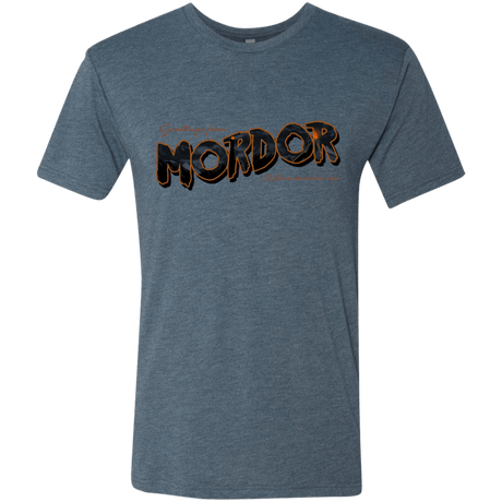 T-Shirts Indigo / S Greetings From Mordor Men's Triblend T-Shirt