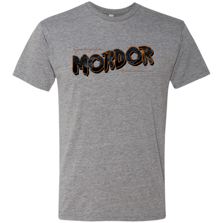 T-Shirts Premium Heather / S Greetings From Mordor Men's Triblend T-Shirt