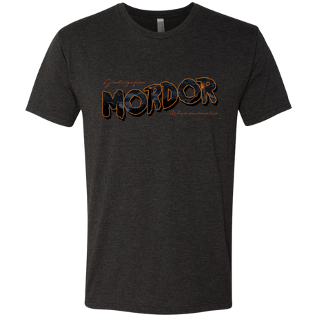 T-Shirts Vintage Black / S Greetings From Mordor Men's Triblend T-Shirt