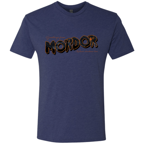 T-Shirts Vintage Navy / S Greetings From Mordor Men's Triblend T-Shirt