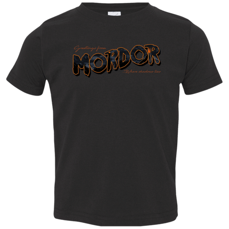 T-Shirts Black / 2T Greetings From Mordor Toddler Premium T-Shirt