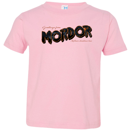 T-Shirts Pink / 2T Greetings From Mordor Toddler Premium T-Shirt