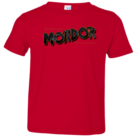 T-Shirts Red / 2T Greetings From Mordor Toddler Premium T-Shirt