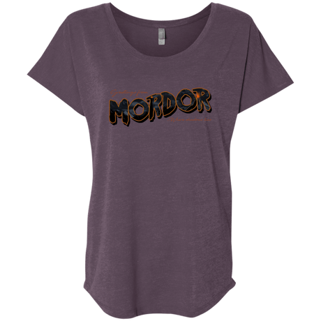 T-Shirts Vintage Purple / X-Small Greetings From Mordor Triblend Dolman Sleeve