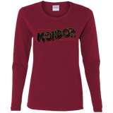 T-Shirts Cardinal / S Greetings From Mordor Women's Long Sleeve T-Shirt