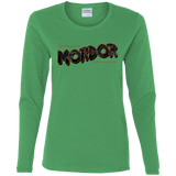 T-Shirts Irish Green / S Greetings From Mordor Women's Long Sleeve T-Shirt