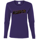 T-Shirts Purple / S Greetings From Mordor Women's Long Sleeve T-Shirt