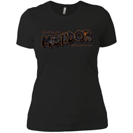 T-Shirts Black / X-Small Greetings From Mordor Women's Premium T-Shirt