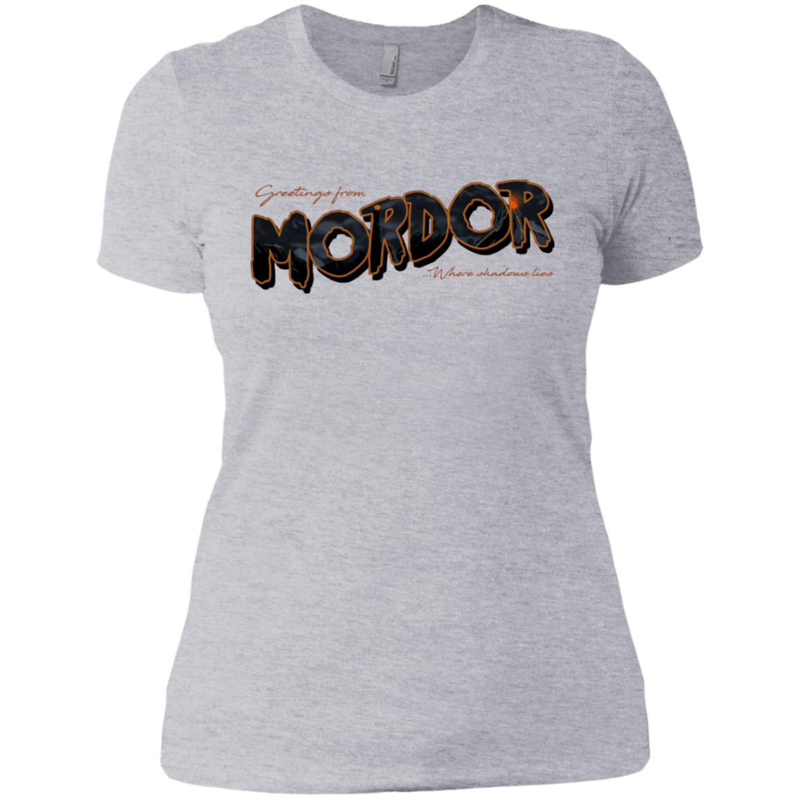 T-Shirts Heather Grey / X-Small Greetings From Mordor Women's Premium T-Shirt