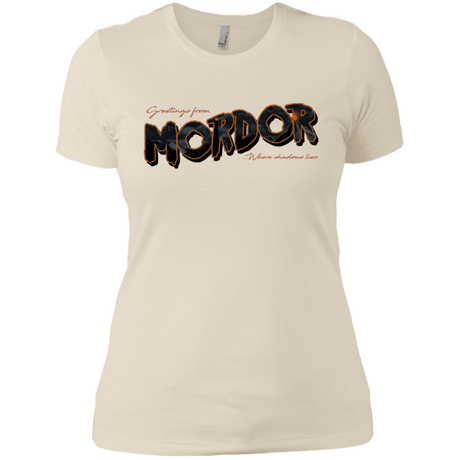 T-Shirts Ivory/ / X-Small Greetings From Mordor Women's Premium T-Shirt