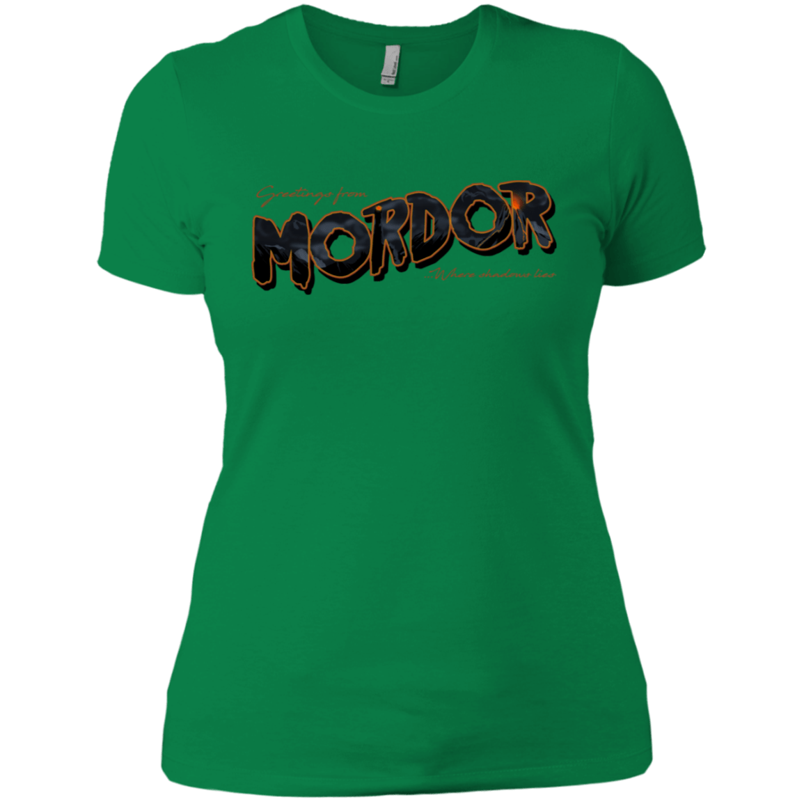 T-Shirts Kelly Green / X-Small Greetings From Mordor Women's Premium T-Shirt