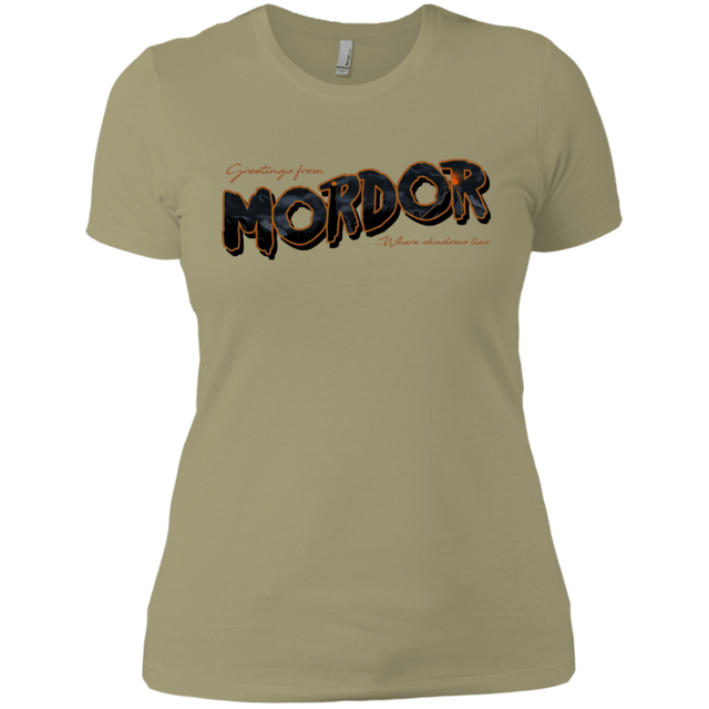T-Shirts Light Olive / X-Small Greetings From Mordor Women's Premium T-Shirt