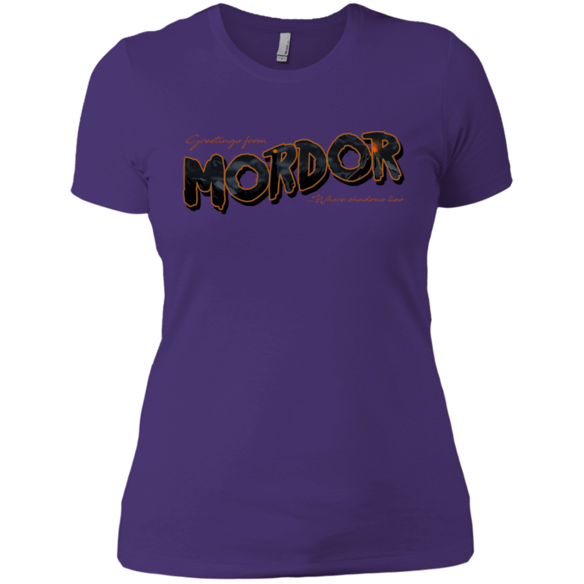 T-Shirts Purple Rush/ / X-Small Greetings From Mordor Women's Premium T-Shirt