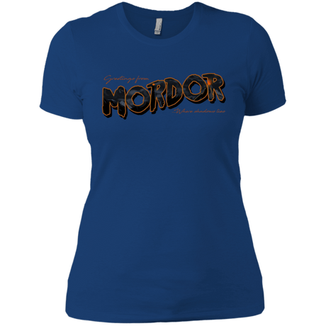 T-Shirts Royal / X-Small Greetings From Mordor Women's Premium T-Shirt