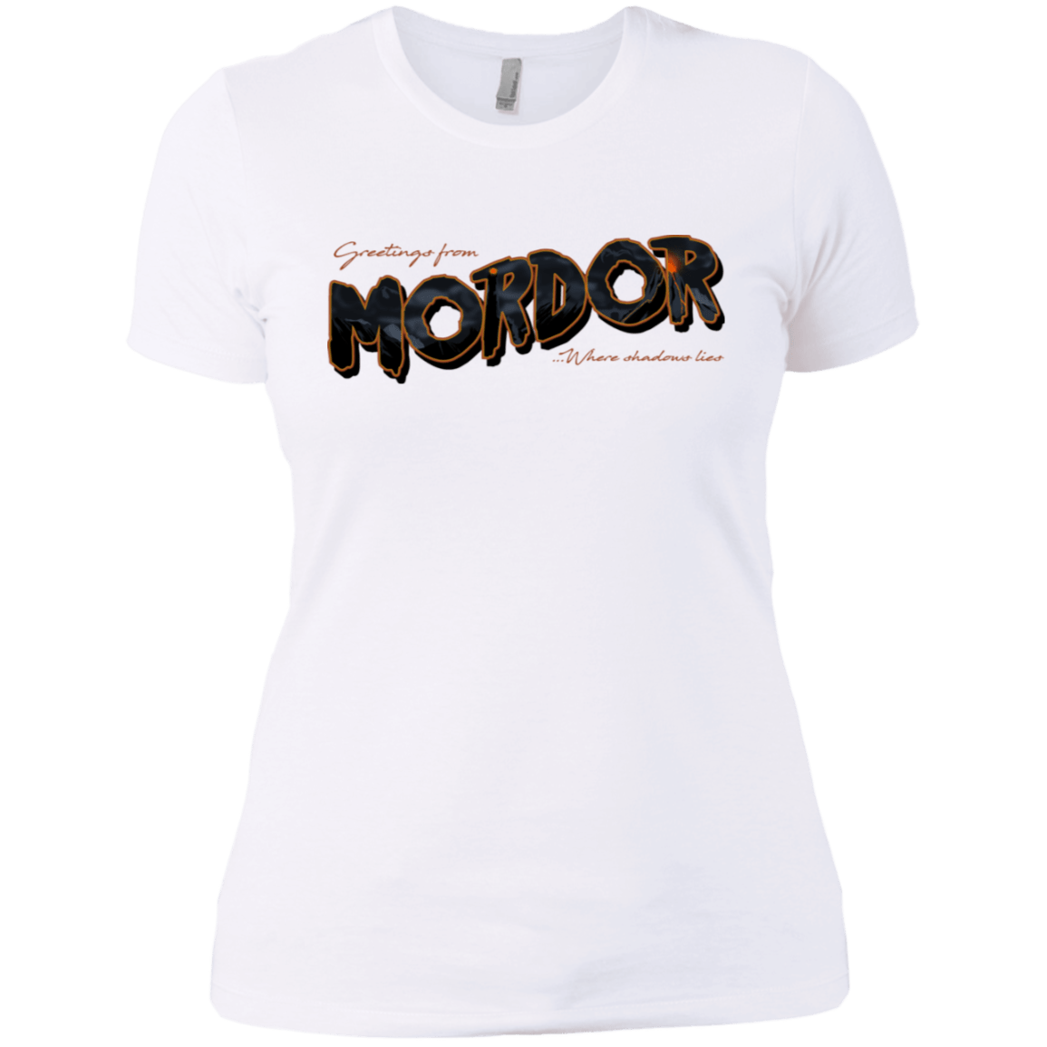 T-Shirts White / X-Small Greetings From Mordor Women's Premium T-Shirt