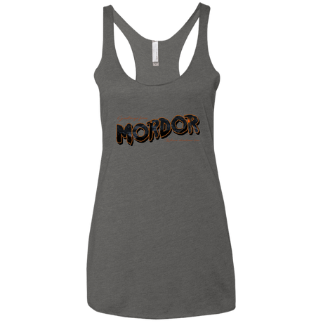 T-Shirts Premium Heather / X-Small Greetings From Mordor Women's Triblend Racerback Tank