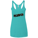 T-Shirts Tahiti Blue / X-Small Greetings From Mordor Women's Triblend Racerback Tank