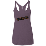 T-Shirts Vintage Purple / X-Small Greetings From Mordor Women's Triblend Racerback Tank