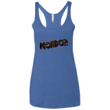 T-Shirts Vintage Royal / X-Small Greetings From Mordor Women's Triblend Racerback Tank