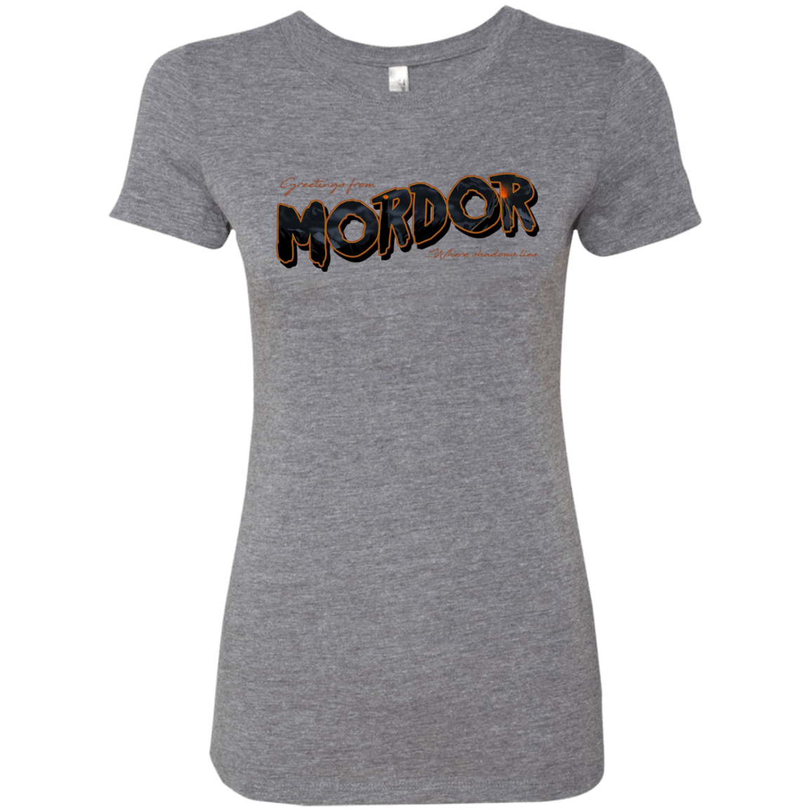 T-Shirts Premium Heather / S Greetings From Mordor Women's Triblend T-Shirt