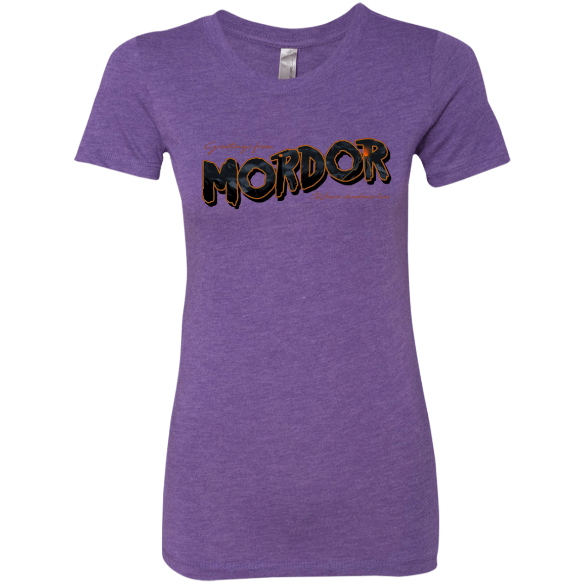 T-Shirts Purple Rush / S Greetings From Mordor Women's Triblend T-Shirt