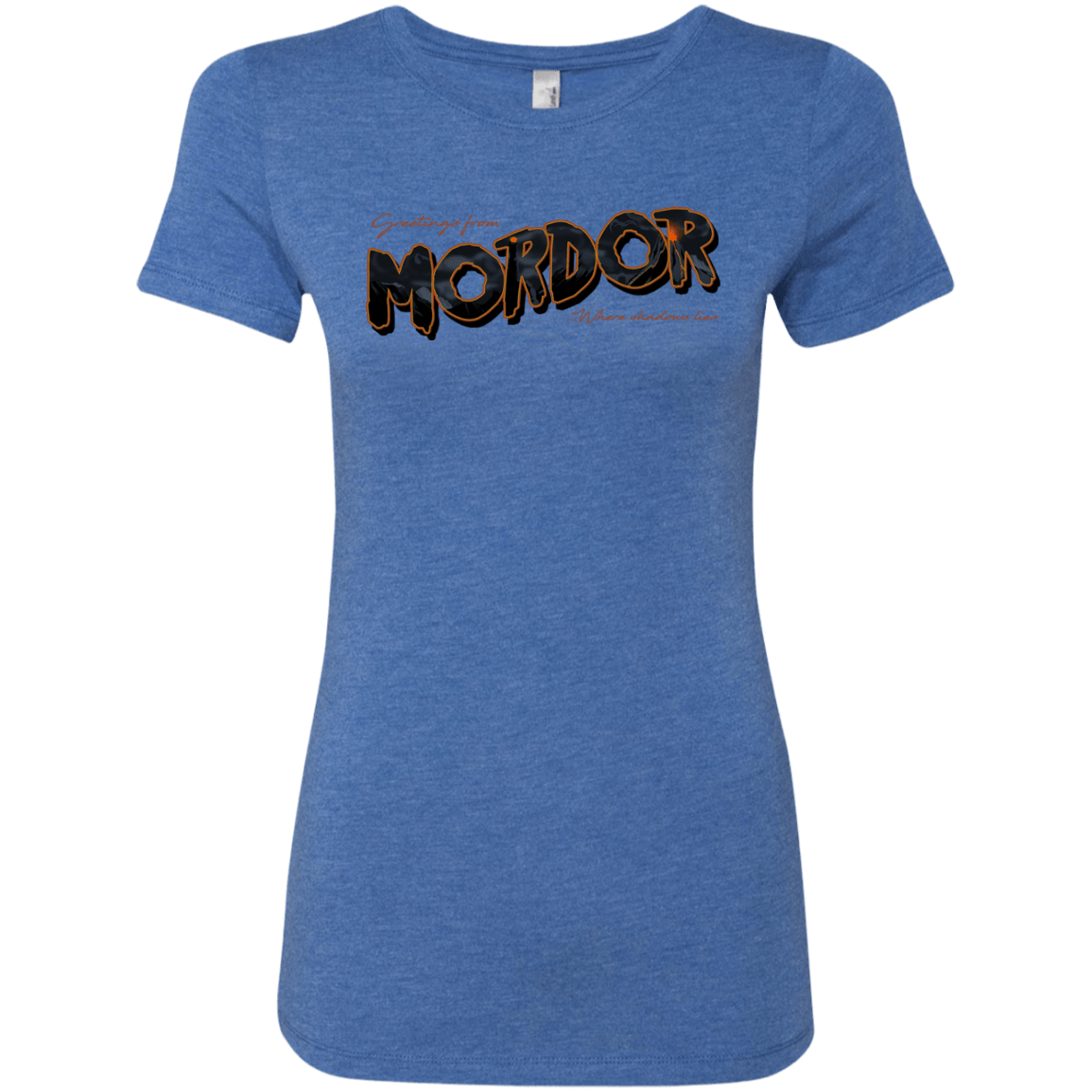 T-Shirts Vintage Royal / S Greetings From Mordor Women's Triblend T-Shirt
