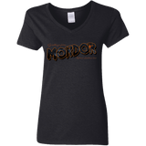 T-Shirts Black / S Greetings From Mordor Women's V-Neck T-Shirt