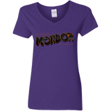 T-Shirts Purple / S Greetings From Mordor Women's V-Neck T-Shirt