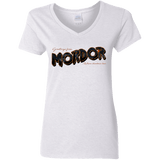 T-Shirts White / S Greetings From Mordor Women's V-Neck T-Shirt