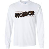 T-Shirts White / YS Greetings From Mordor Youth Long Sleeve T-Shirt