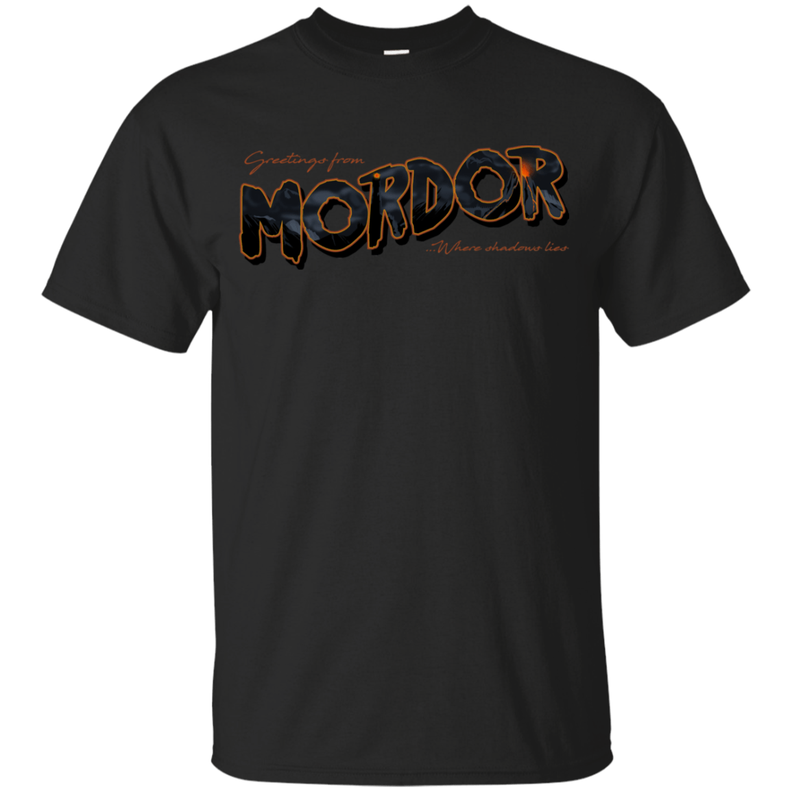 T-Shirts Black / YXS Greetings From Mordor Youth T-Shirt