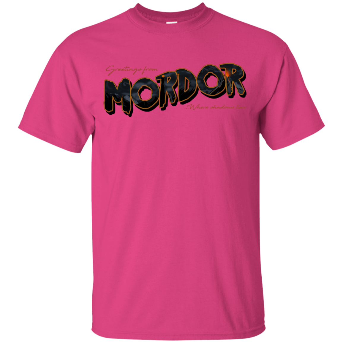 T-Shirts Heliconia / YXS Greetings From Mordor Youth T-Shirt