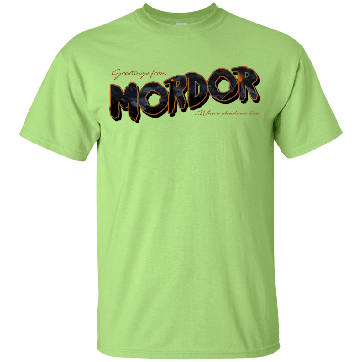 T-Shirts Mint Green / YXS Greetings From Mordor Youth T-Shirt