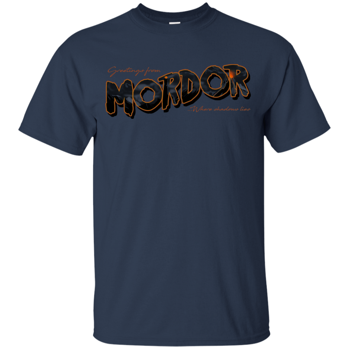 T-Shirts Navy / YXS Greetings From Mordor Youth T-Shirt