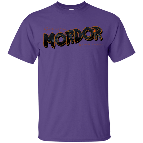 T-Shirts Purple / YXS Greetings From Mordor Youth T-Shirt