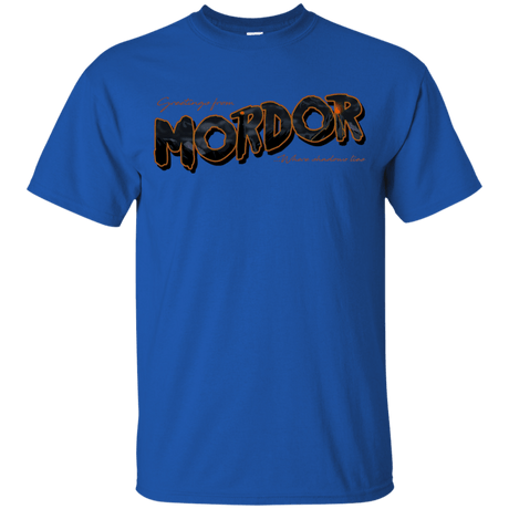 T-Shirts Royal / YXS Greetings From Mordor Youth T-Shirt