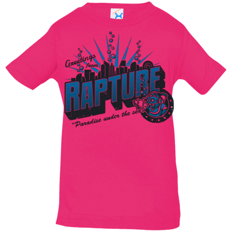 T-Shirts Hot Pink / 6 Months Greetings from Rapture Infant Premium T-Shirt