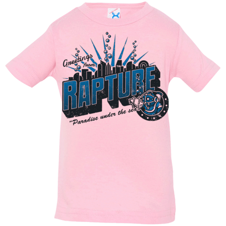 T-Shirts Pink / 6 Months Greetings from Rapture Infant Premium T-Shirt