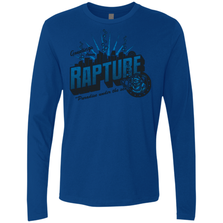 T-Shirts Royal / Small Greetings from Rapture Men's Premium Long Sleeve